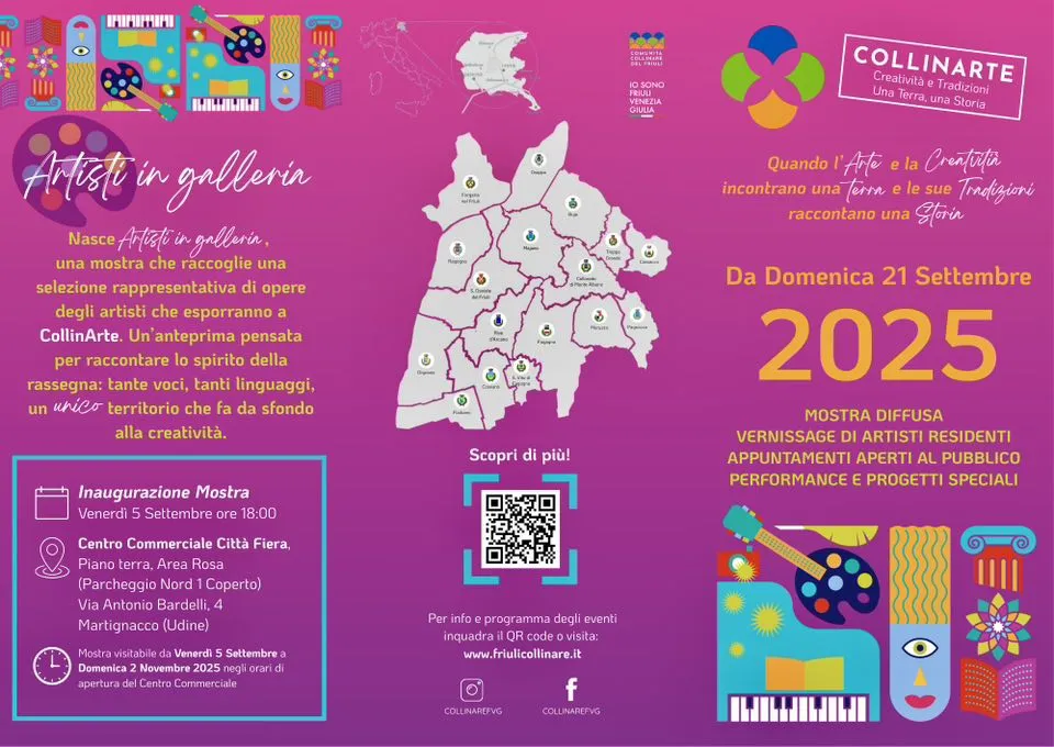 CollinArte Settembre-Novembre 2025 a Friuli Collinare CollinArte Settembre-Novembre 2025 a Friuli Collinare