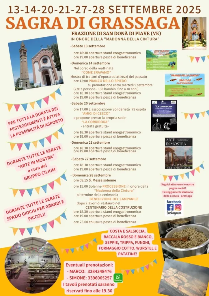 Sagra di Grassaga Settembre 2025 Sagra di Grassaga Settembre 2025