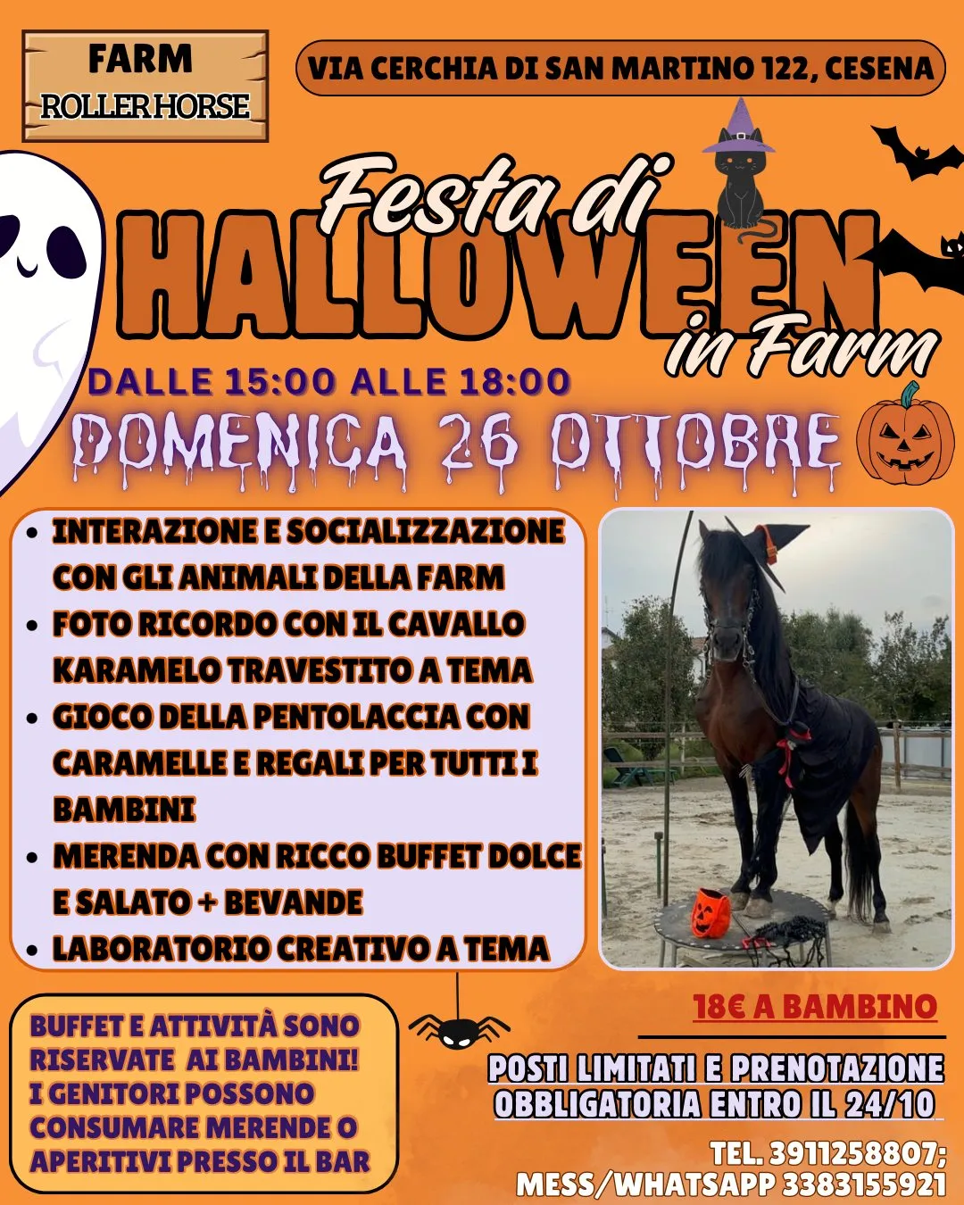 Festa di Halloween in Farm Ottobre 2025 a Cesena Festa di Halloween in Farm Ottobre 2025 a Cesena