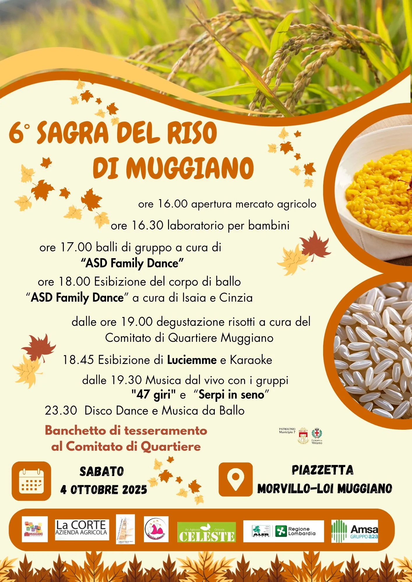 Sagra del Riso di Muggiano Ottobre 2025 Sagra del Riso di Muggiano Ottobre 2025