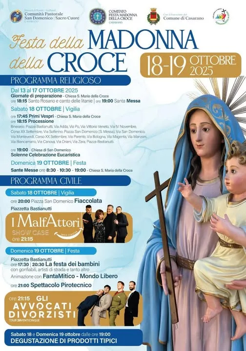 Festa della Madonna della Croce Ottobre 2025 a Casarano Festa della Madonna della Croce Ottobre 2025 a Casarano