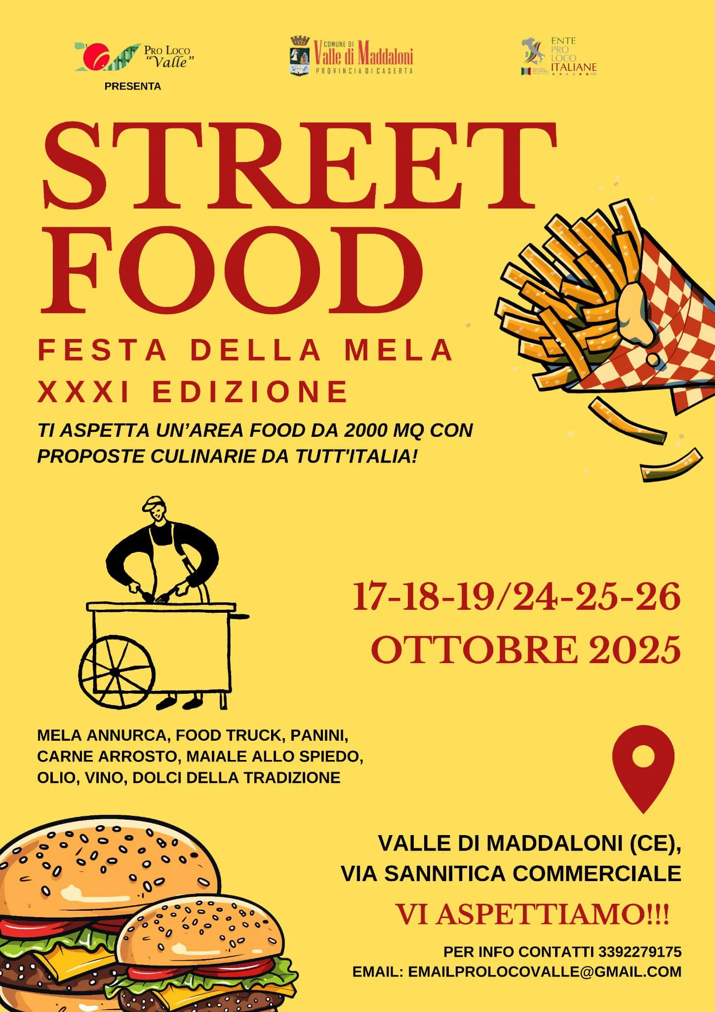 Festa della Mela Ottobre 2025 a Valle di Maddaloni Festa della Mela Ottobre 2025 a Valle di Maddaloni