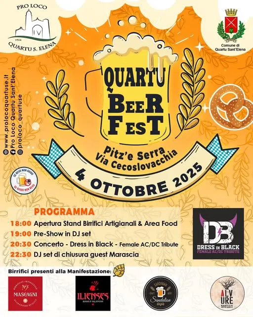 Quartu Beer Fest Ottobre 2025 Quartu Beer Fest Ottobre 2025