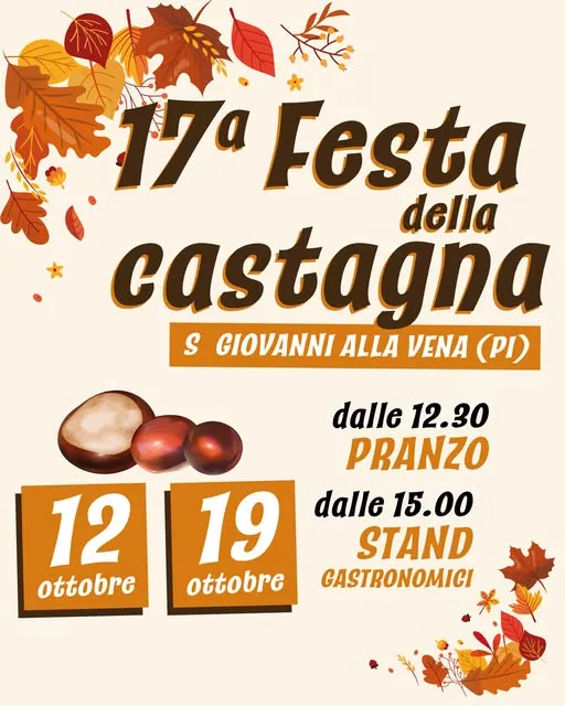 Festa della Castagna Ottobre 2025 a San Giovanni alla Vena Festa della Castagna Ottobre 2025 a San Giovanni alla Vena