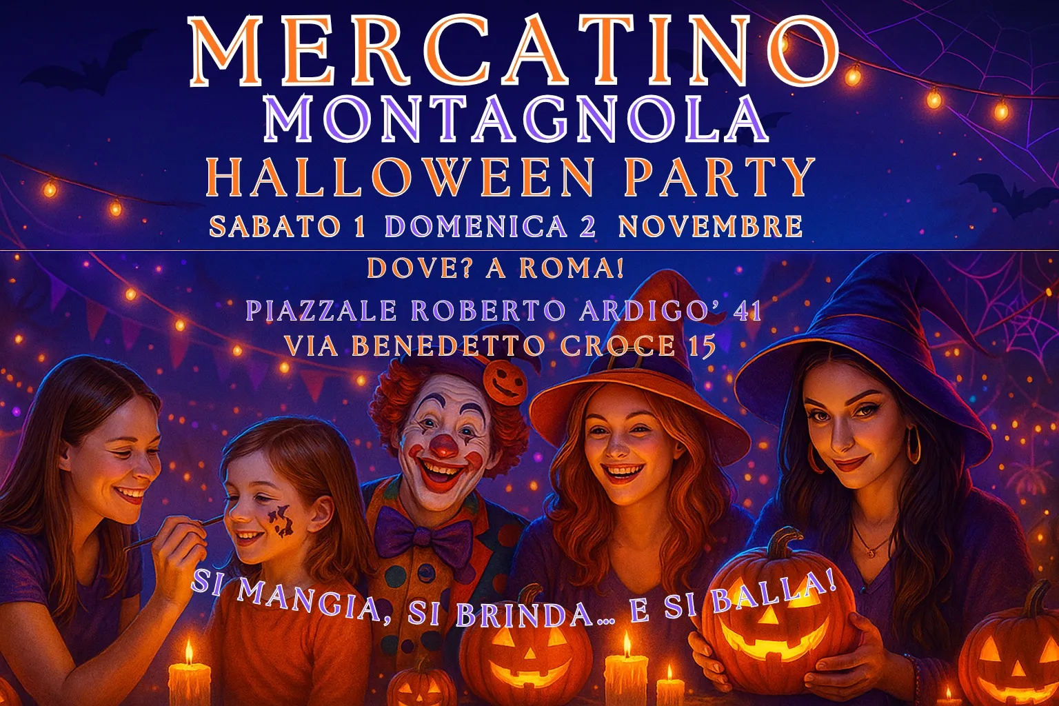Mercatino Montagnola Halloween Party Novembre 2025 Mercatino Montagnola Halloween Party Novembre 2025