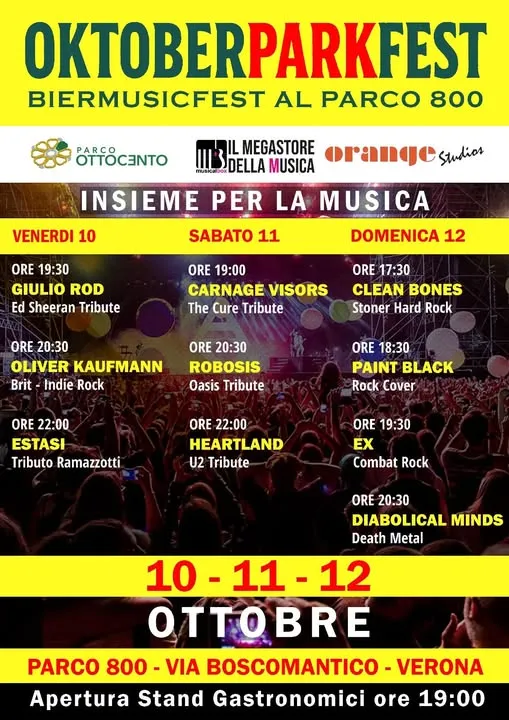 OktoberParkFest al Parco 800 di Verona Ottobre 2025 OktoberParkFest al Parco 800 di Verona Ottobre 2025