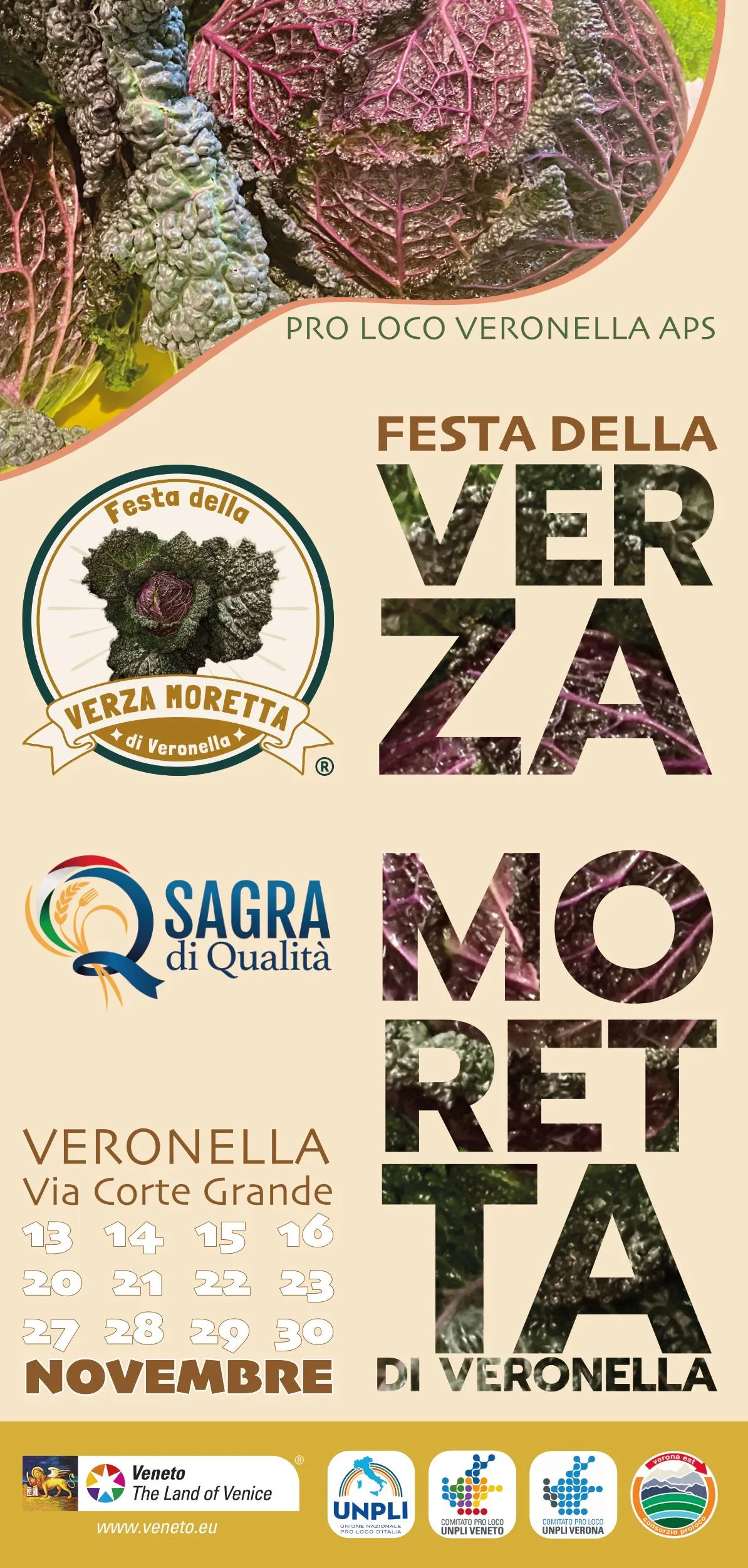 Festa della Verza Moretta di Veronella Novembre 2025 Festa della Verza Moretta di Veronella Novembre 2025