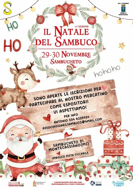 Il Natale del Sambuco – Magia e mercatini Novembre 2025 a Sambucheto Il Natale del Sambuco – Magia e mercatini Novembre 2025 a Sambucheto