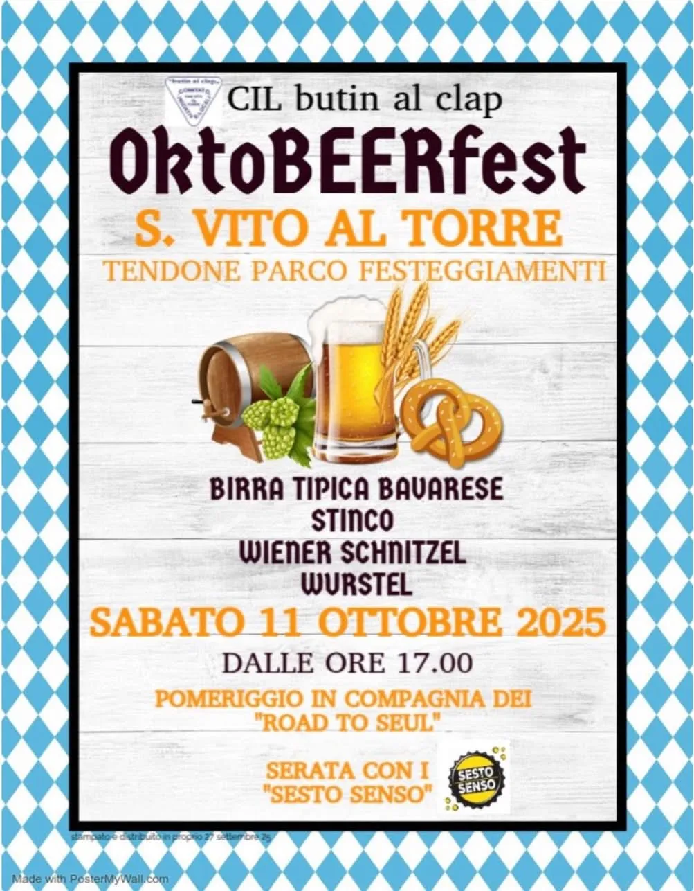 Oktobeerfest 2025 a San Vito al Torre Oktobeerfest 2025 a San Vito al Torre