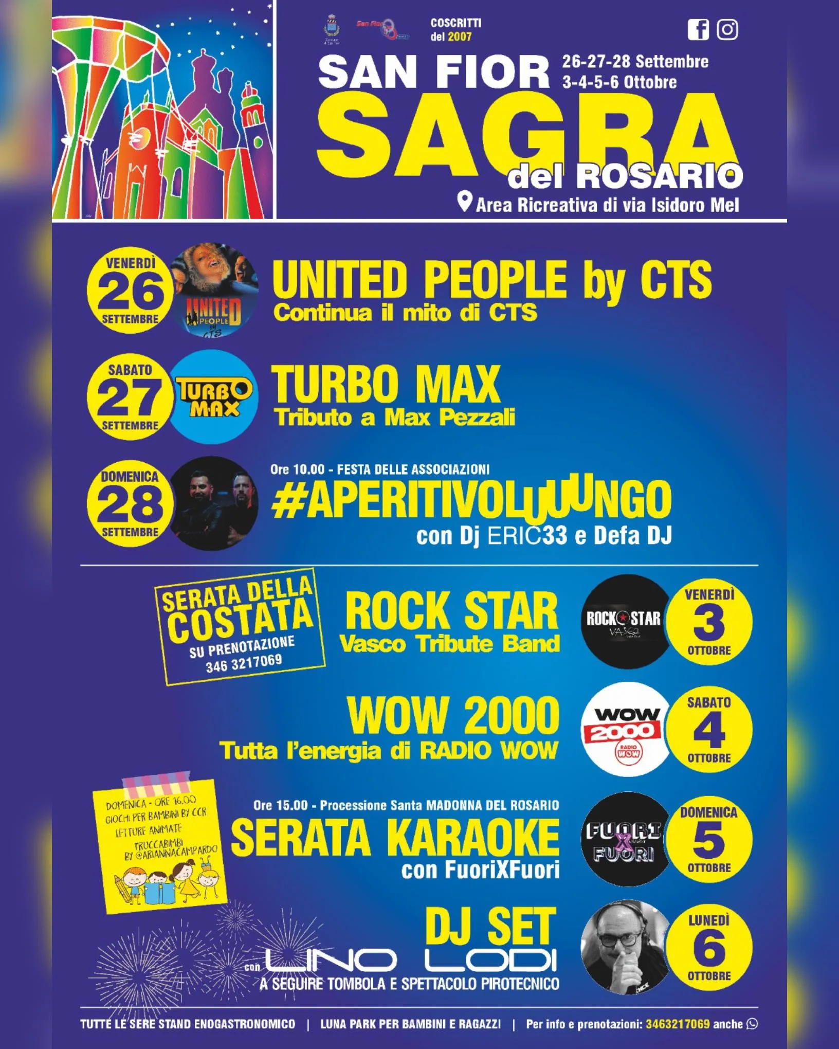 Sagra del Rosario Settembre/Ottobre 2025 a San Fior Sagra del Rosario Settembre/Ottobre 2025 a San Fior