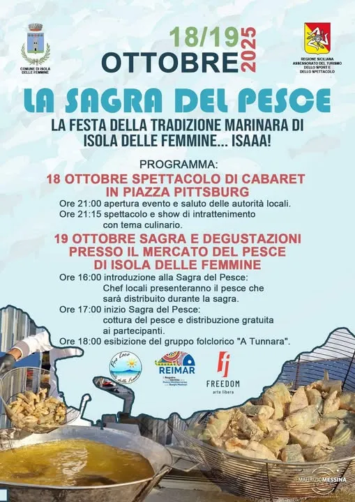 Sagra del Pesce Ottobre 2025 a Isola delle Femmine Sagra del Pesce Ottobre 2025 a Isola delle Femmine