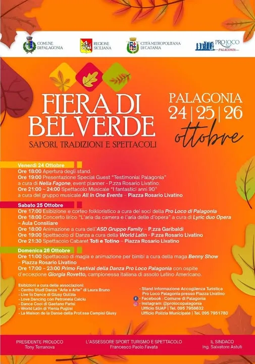 Fiera di Belverde Ottobre 2025 a Palagonia Fiera di Belverde Ottobre 2025 a Palagonia