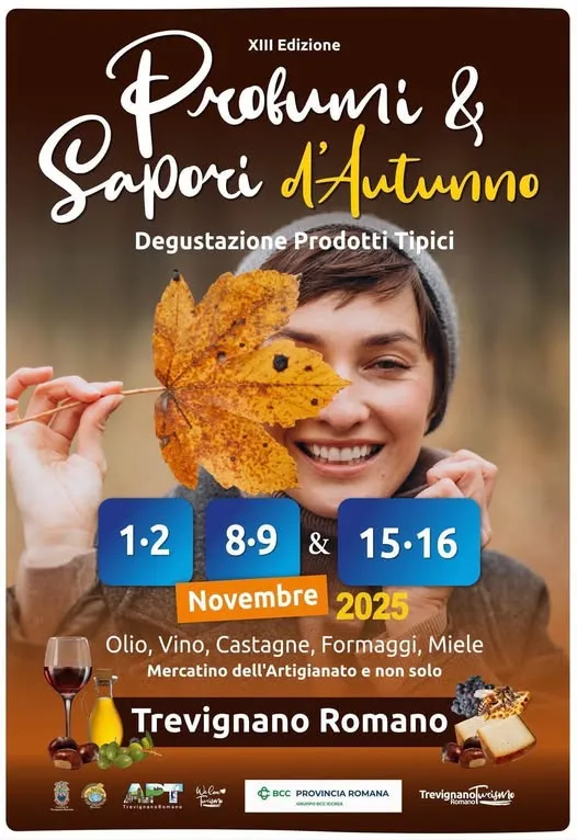 Profumi & Sapori d’Autunno Novembre 2025 a Trevignano Romano Profumi & Sapori d’Autunno Novembre 2025 a Trevignano Romano