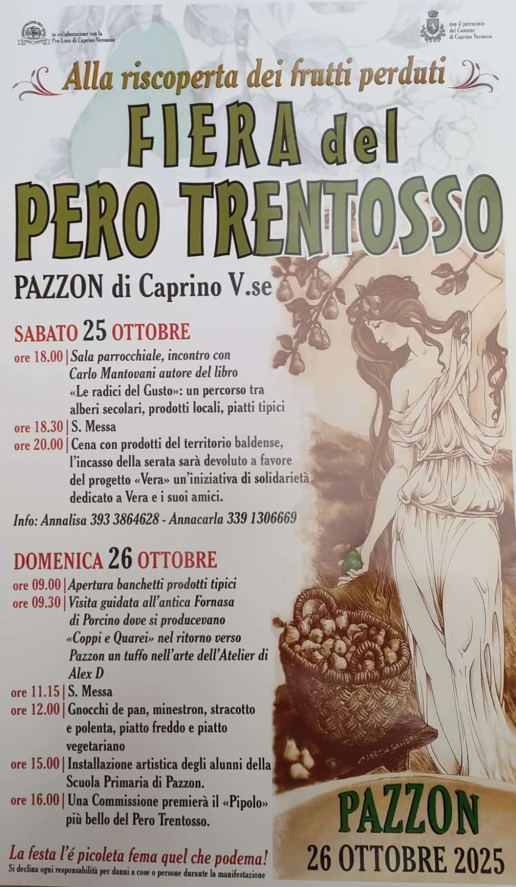Fiera del Pero Trentòsso Ottobre 2025 a Pazzon Fiera del Pero Trentòsso Ottobre 2025 a Pazzon