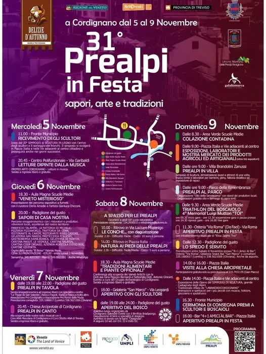 Prealpi in Festa Novembre 2025 a Cordignano Prealpi in Festa Novembre 2025 a Cordignano