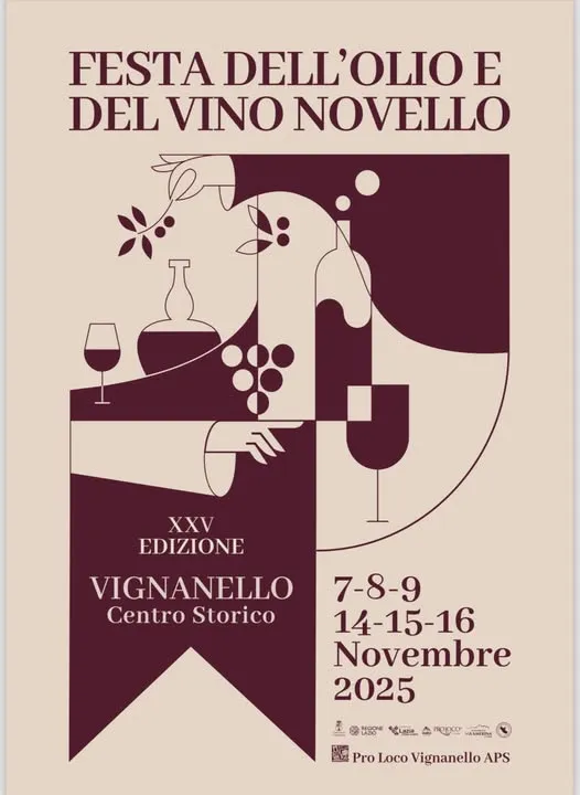 Festa dell’Olio e del Vino Novello Novembre 2025 a Vignanello Festa dell’Olio e del Vino Novello Novembre 2025 a Vignanello