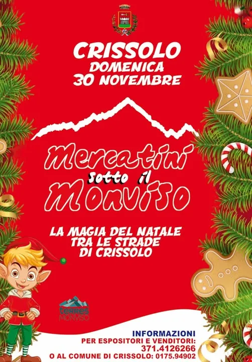 Mercatini sotto il Monviso Novembre 2025 a Crissolo Mercatini sotto il Monviso Novembre 2025 a Crissolo
