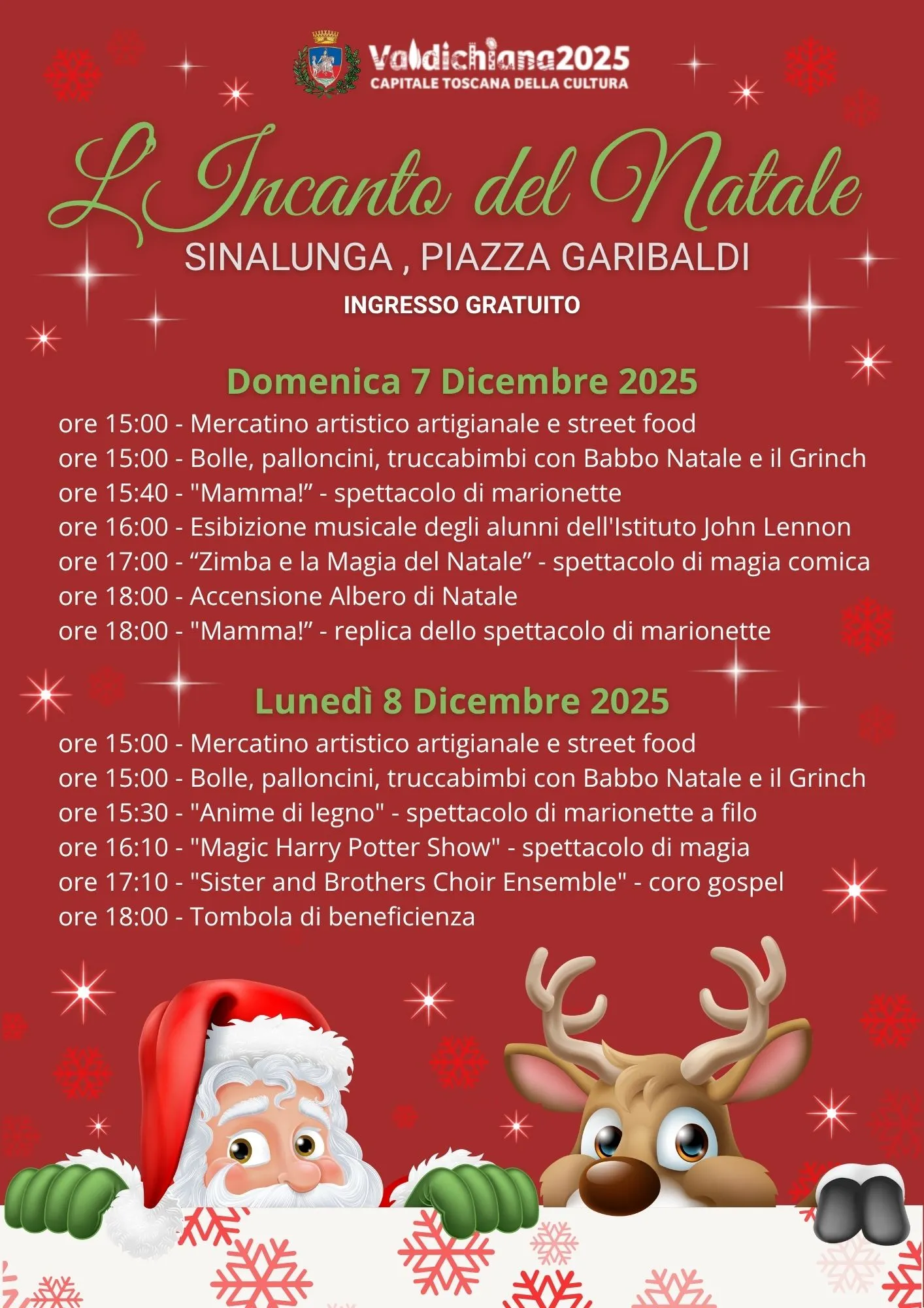 L’incanto del Natale 2025 a Sinalunga L’incanto del Natale 2025 a Sinalunga