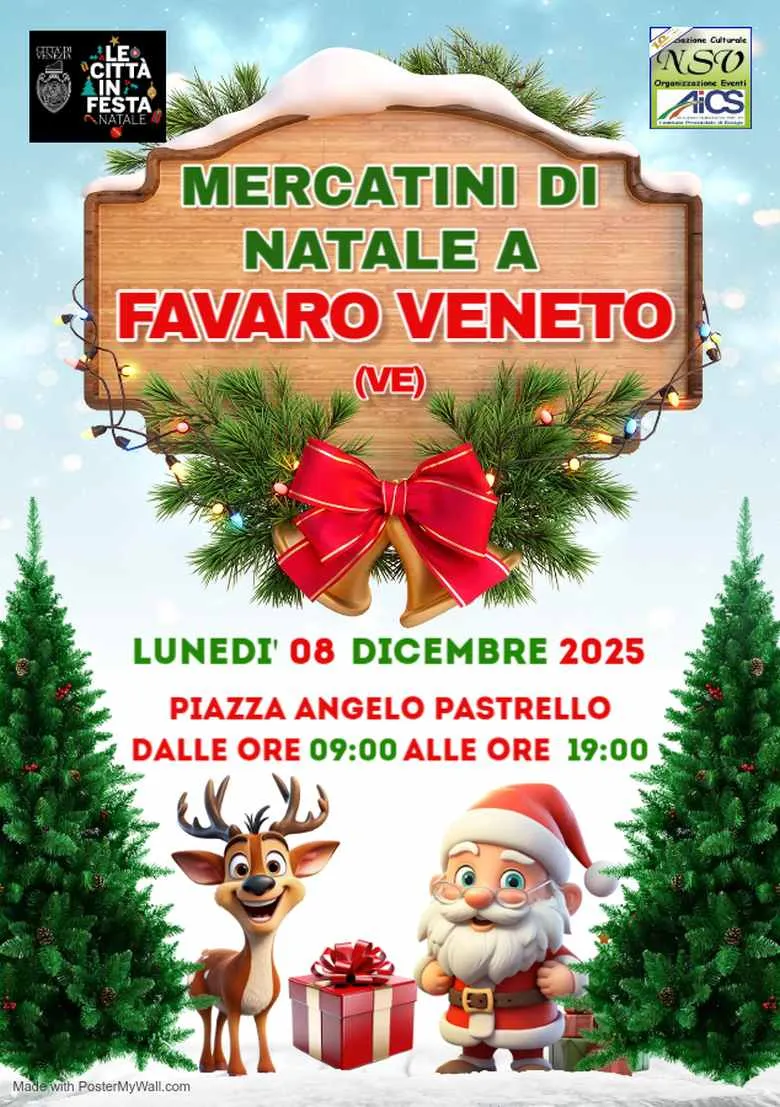 Mercatini di Natale 2025 a Favaro Veneto Mercatini di Natale 2025 a Favaro Veneto