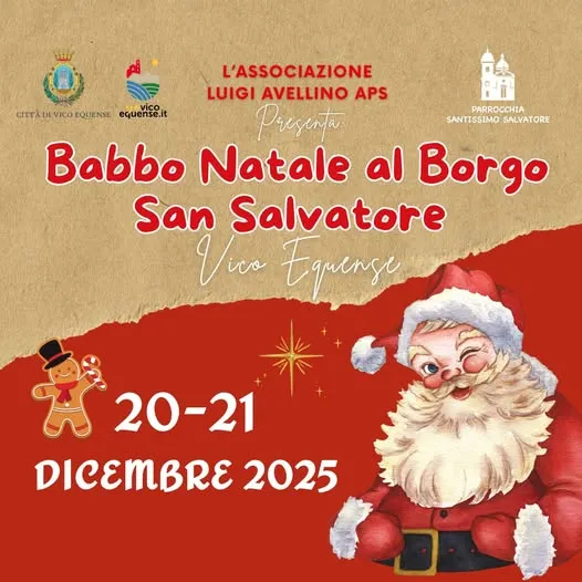 Babbo Natale al Borgo San Salvatore Dicembre 2025 Babbo Natale al Borgo San Salvatore Dicembre 2025