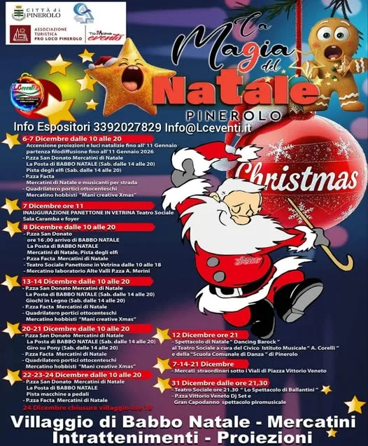 La Magia del Natale 2025 a Pinerolo La Magia del Natale 2025 a Pinerolo