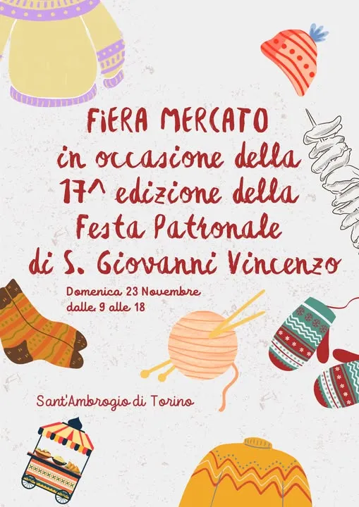 Fiera Mercato di Sant’Ambrogio di Torino Novembre 2025 Fiera Mercato di Sant’Ambrogio di Torino Novembre 2025