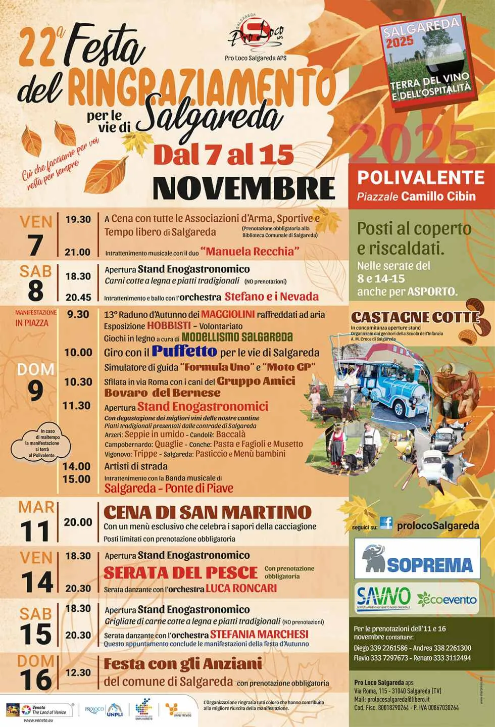 Festa del Ringraziamento di Salgareda Novembre 2025 Festa del Ringraziamento di Salgareda Novembre 2025