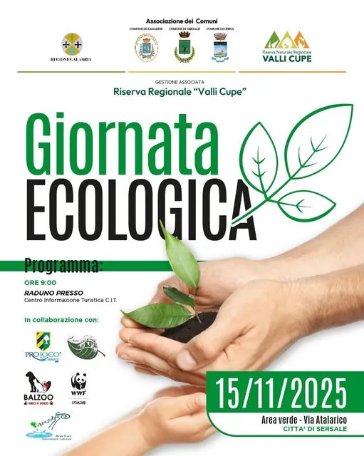 Giornata Ecologica Novembre 2025 a Città di Sersale Giornata Ecologica Novembre 2025 a Città di Sersale
