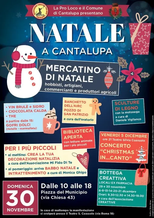 Natale 2025 a Cantalupa Natale 2025 a Cantalupa