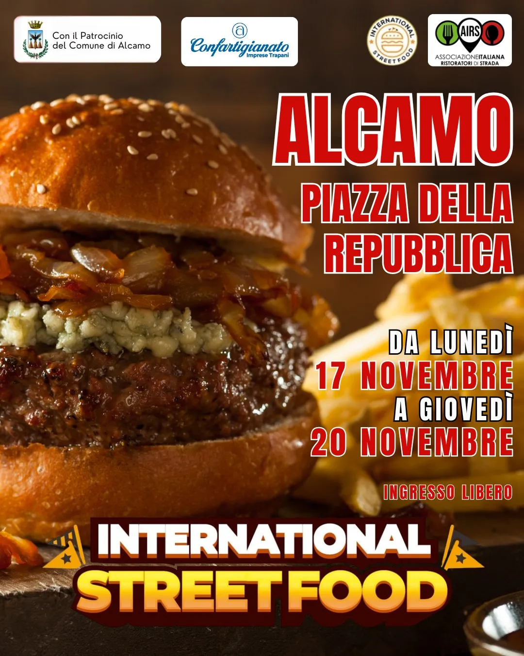 International Street Food Novembre 2025 a Alcamo International Street Food Novembre 2025 a Alcamo