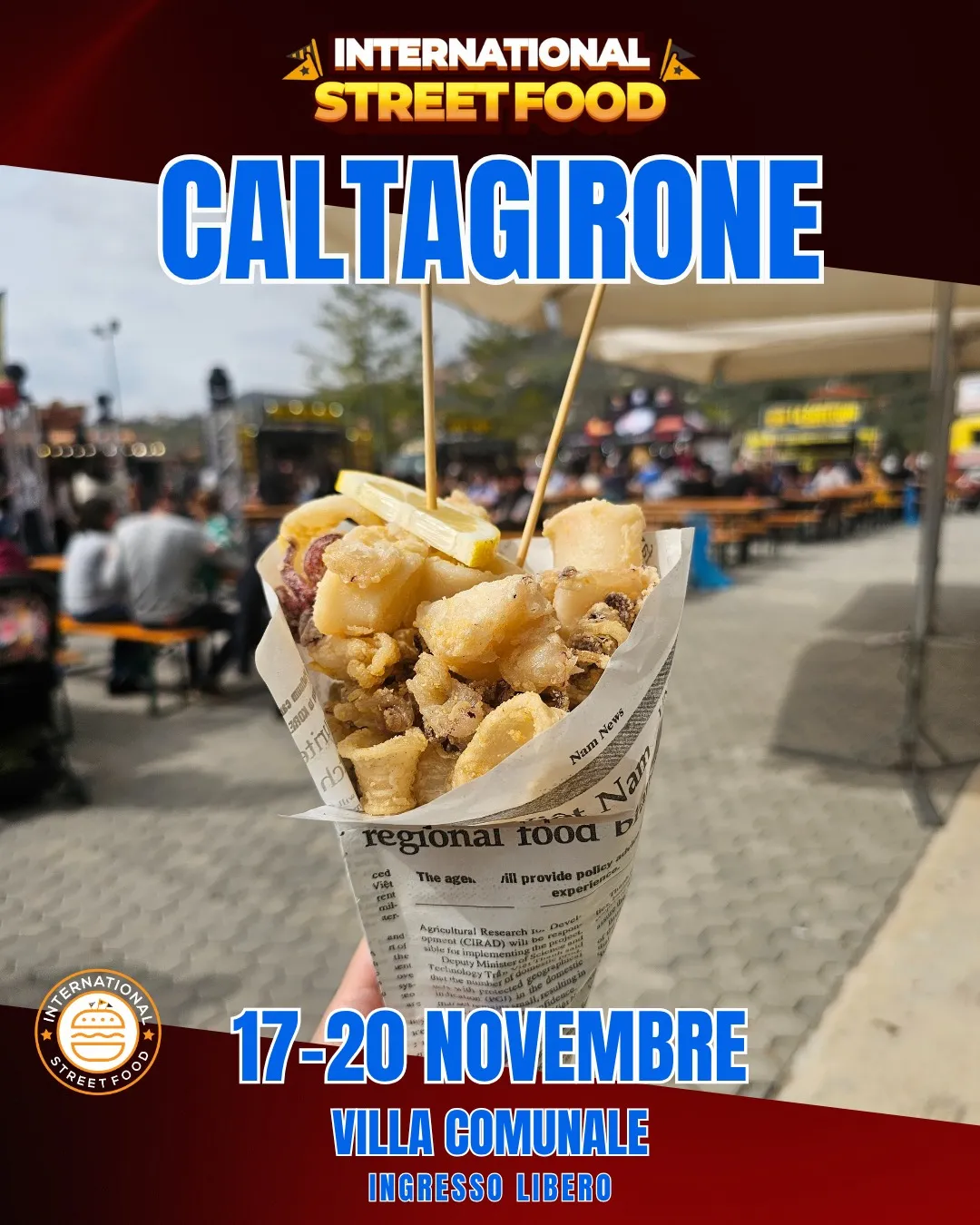 International Street Food Novembre 2025 a Caltagirone International Street Food Novembre 2025 a Caltagirone