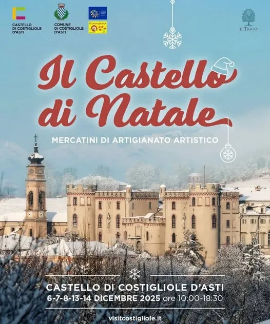 Il Castello di Natale 2025 a Costigliole d’Asti Il Castello di Natale 2025 a Costigliole d’Asti