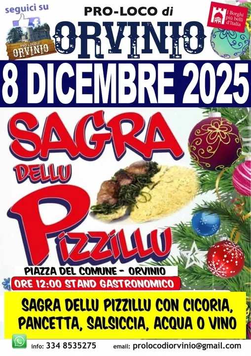 Sagra dellu Pizzillu Dicembre 2025 a Orvinio Sagra dellu Pizzillu Dicembre 2025 a Orvinio
