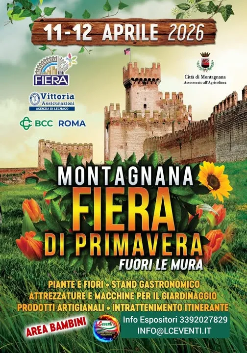 Fiera di Primavera Aprile 2025 a Montagnana Fiera di Primavera Aprile 2025 a Montagnana