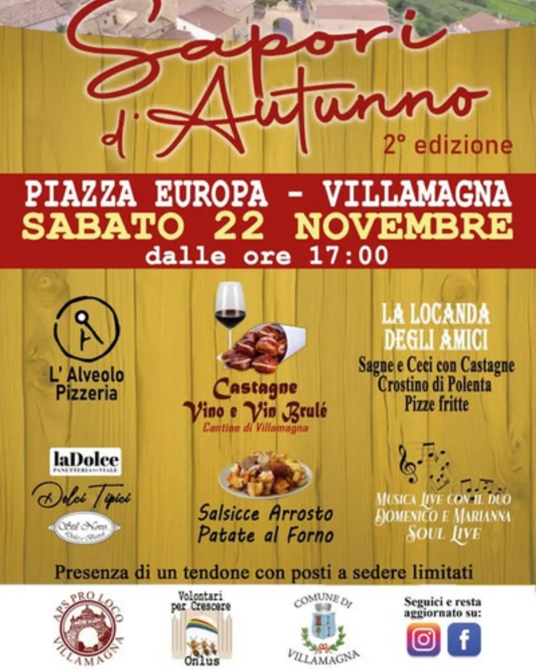 Sapori d’Autunno Novembre 2025 a Villamagna Sapori d’Autunno Novembre 2025 a Villamagna
