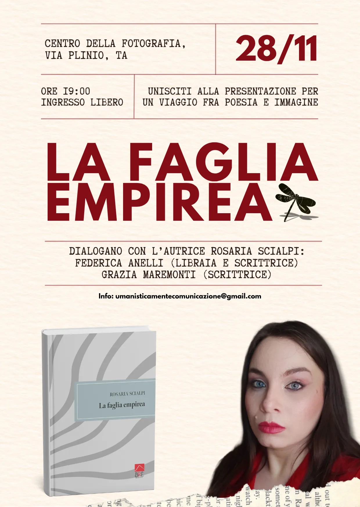 Presentazione della silloge poetica “La faglia empirea” Presentazione della silloge poetica “La faglia empirea”