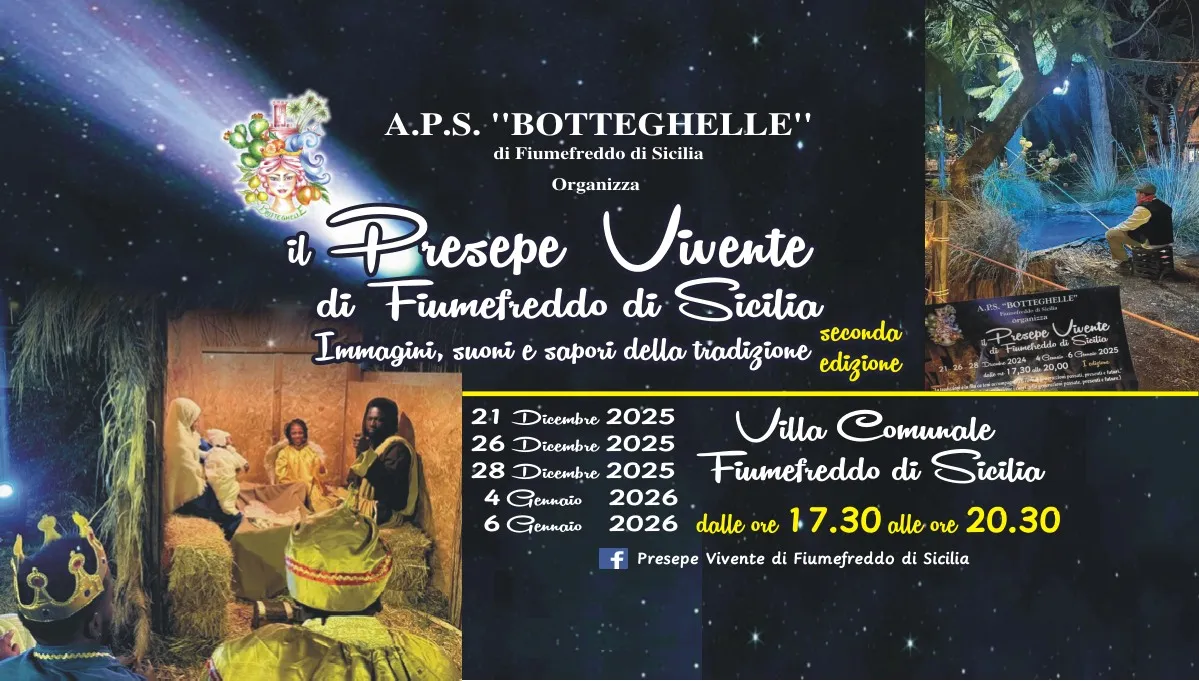 Presepe Vivente 2025 di Fiumefreddo di Sicilia Presepe Vivente 2025 di Fiumefreddo di Sicilia
