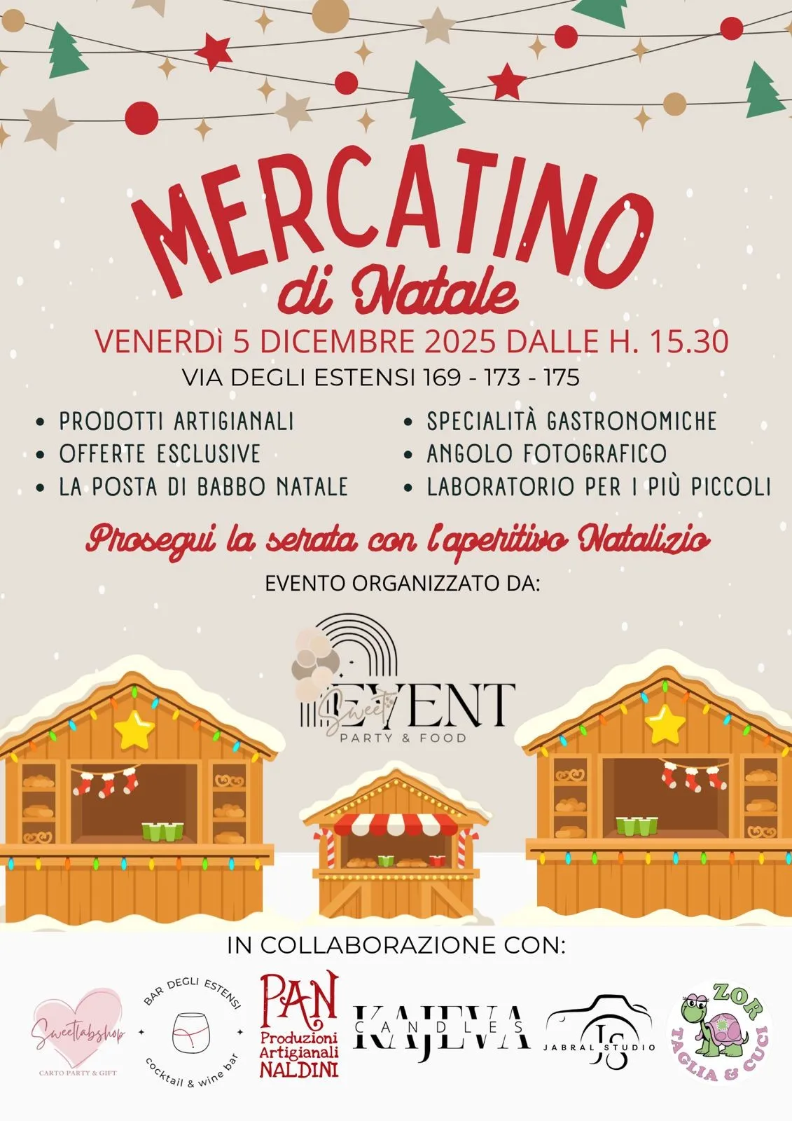 Mercatino di Natale 2025 in Via degli Estensi a Roma Mercatino di Natale 2025 in Via degli Estensi a Roma