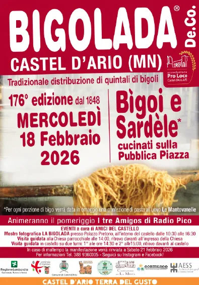 Bigolada De.Co. Febbraio 2026 a Castel d’Ario Bigolada De.Co. Febbraio 2026 a Castel d’Ario