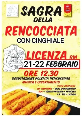 Sagra della Rencocciata con Cinghiale a Licenza: Tradizione e Gusto nel Lazio