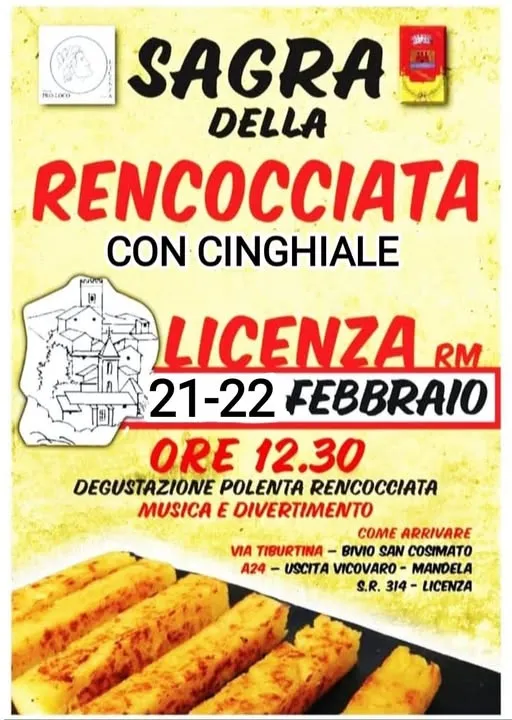 Sagra della Rencocciata con Cinghiale a Licenza: Tradizione e Gusto nel Lazio Sagra della Rencocciata con Cinghiale a Licenza: Tradizione e Gusto nel Lazio