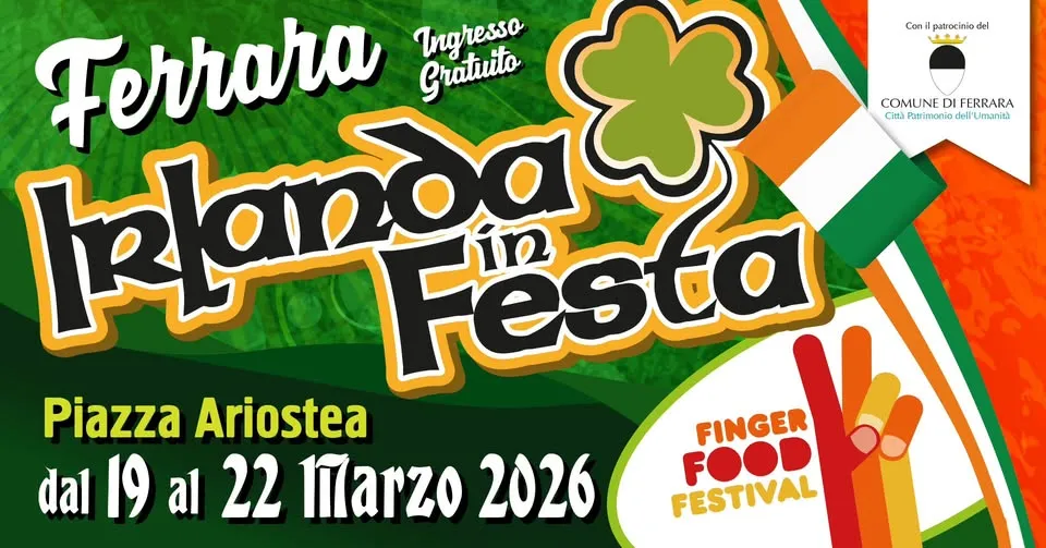 Irlanda in Festa a Ferrara: musica e tradizioni in Piazza Ariostea Irlanda in Festa a Ferrara: musica e tradizioni in Piazza Ariostea