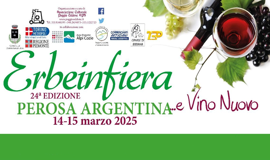 Erbeinfiera 2026: Natura e Tradizioni a Perosa Argentina Erbeinfiera 2026: Natura e Tradizioni a Perosa Argentina