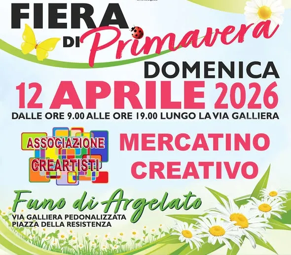 Fiera di Primavera 2026: il mercatino creativo a Funo di Argelato Fiera di Primavera 2026: il mercatino creativo a Funo di Argelato