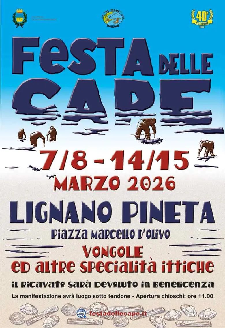40ª edizione della Festa delle Cape a Lignano Pineta 40ª edizione della Festa delle Cape a Lignano Pineta