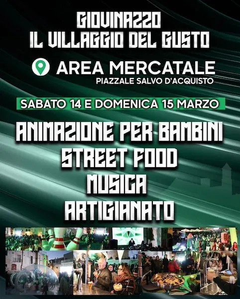 Villaggio del Gusto 2026: sapori e intrattenimento a Giovinazzo Villaggio del Gusto 2026: sapori e intrattenimento a Giovinazzo