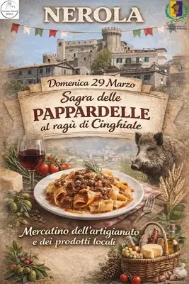 Sagra delle Pappardelle al Rag&ugrave; di Cinghiale a Nerola 2026