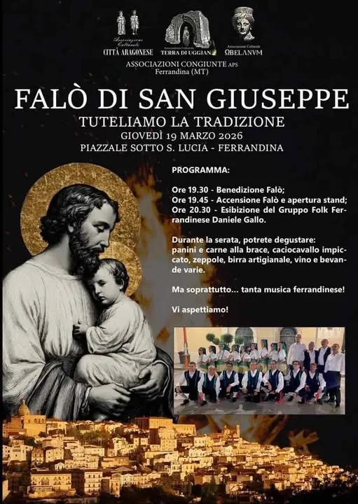 Falò di San Giuseppe a Ferrandina: tradizione e convivialità in Basilicata Falò di San Giuseppe a Ferrandina: tradizione e convivialità in Basilicata