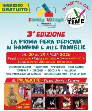 Family Village Palermo 2026: la grande festa dedicata alle famiglie