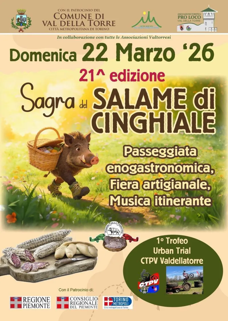 21ª Sagra del Salame di Cinghiale a Val della Torre: Tradizione e Sapori 21ª Sagra del Salame di Cinghiale a Val della Torre: Tradizione e Sapori